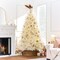 Best Choice Products Premium Artificial Ivory Pampas Christmas Tree Holiday Décor w/ Foldable Metal Base
